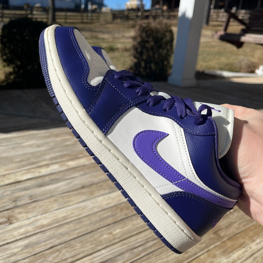 Nike Air Jordan 1 Low 'Sky J Purple' - Women’s Size 8.5 - Picture 5 of 9